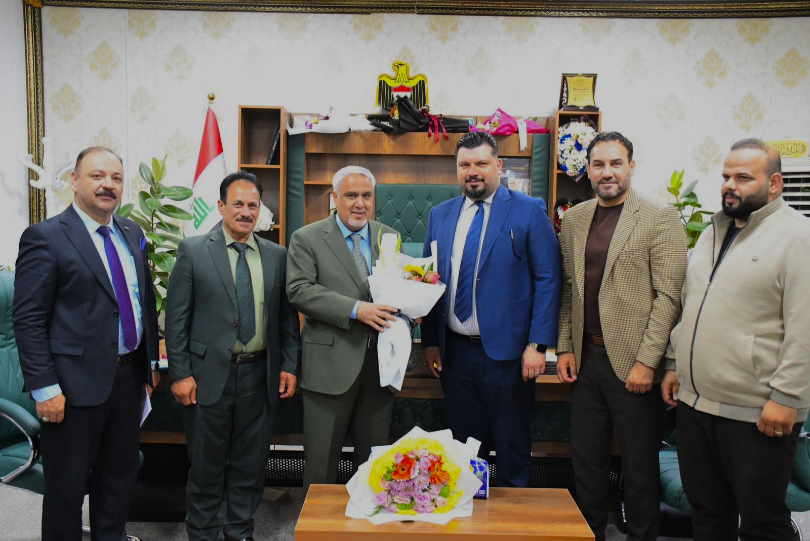 وفد من جامعة الشيخ الطوسي يزور مديرية تربية النجف الأشرف لبحث التعاون الرياضي والتربوي